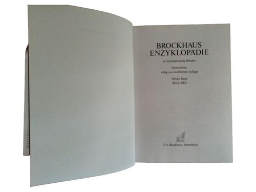 Brockhaus enzyklopädie - brockhaus, 19